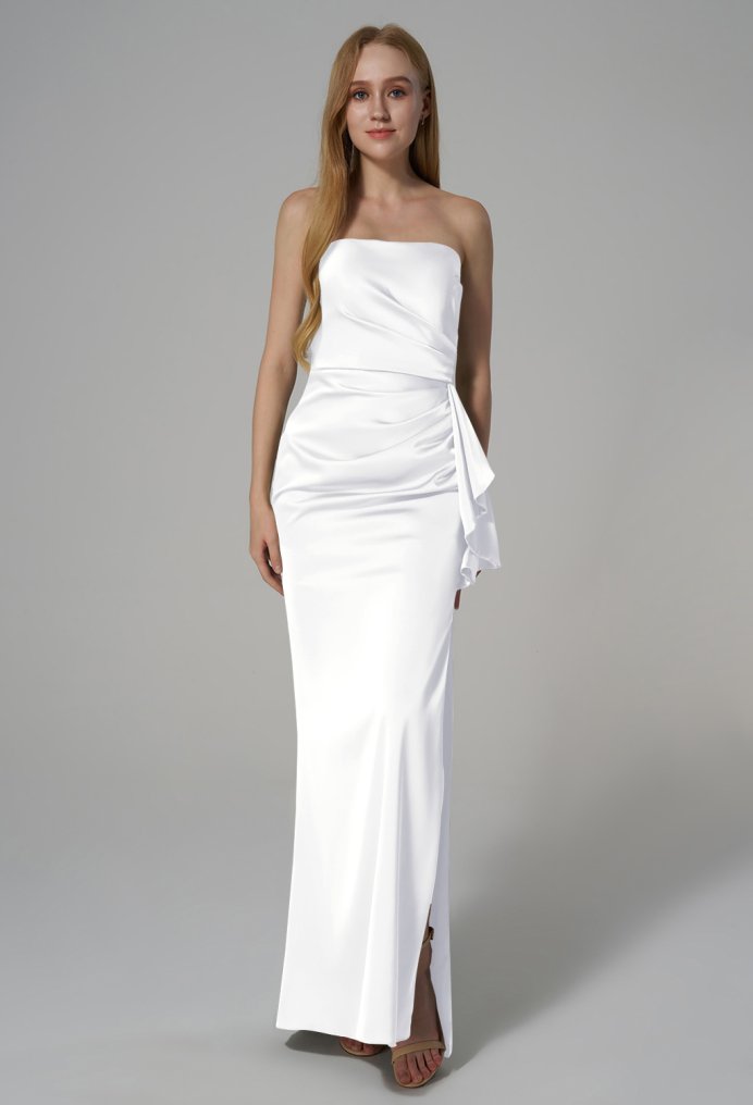 AW Felix White  Bridesmaid Dresses
